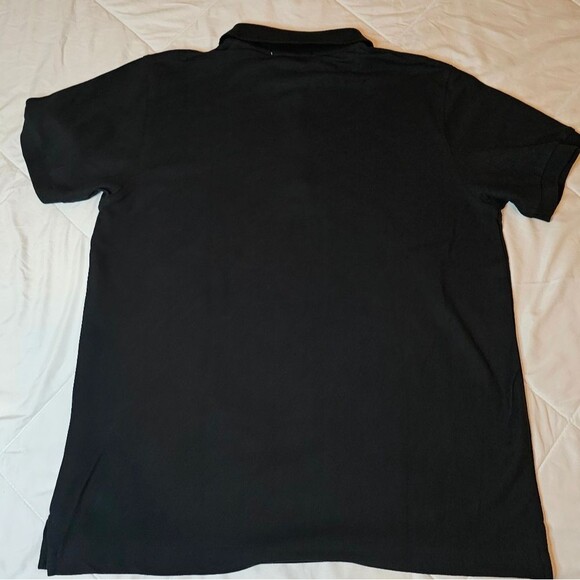 Ladies Medium Port Authority Black Short Sleeve Classic Polo Collared Shirt - Picture 7 of 8